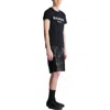 Balmain T-shirt With  Paris Print In Black