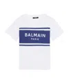 Balmain Logo-print T-shirt In White