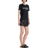 Balmain T-shirt With  Paris Print With Buttons