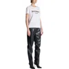 Balmain T-shirt With  Paris Print With Buttons