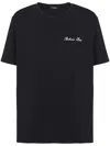 Balmain Signature Logo Oversized T-shirt In Black