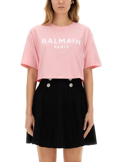 BALMAIN BALMAIN T-SHIRT WITH LOGO