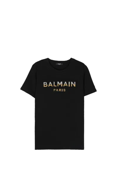 Balmain Kids' T-shirt With Logo In Back