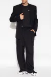 Balmain Single-breasted Wool Blazer In Black