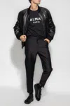 Balmain Logo-print Organic Cotton T-shirt In Black