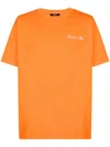 Balmain Embroidered Signature Logo T-shirt In Yellow