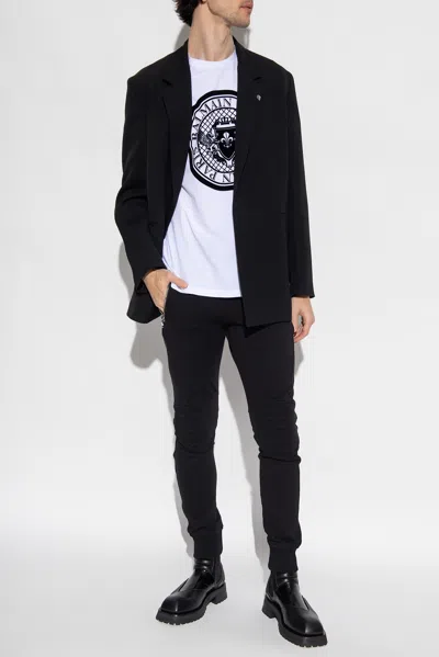 Balmain T-shirt With Logo In White