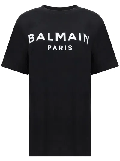 BALMAIN T-SHIRT WITH PRINT