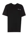 Balmain Black Cotton T-shirt In Black