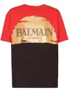 BALMAIN BALMAIN T SHIRT WITH X DISNEY PRINT