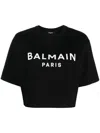 Balmain T-shirts And Polos In Black