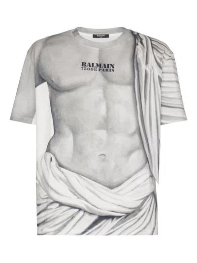 BALMAIN BALMAIN T-SHIRTS AND POLOS