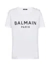 Balmain Logo Buttons T-shirt