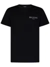 Balmain Men's T-shirt With Logo In Black