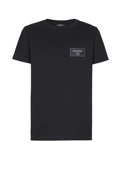 Balmain T-shirts And Polos In Black