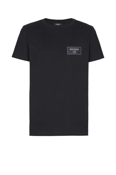 Balmain T-shirts And Polos In Black