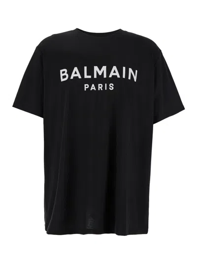 Balmain T-shirts And Polos In Black
