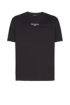 Balmain Embroidered Logo T-shirt In Black
