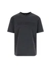 Balmain Vintage Logo T-shirt In Gray