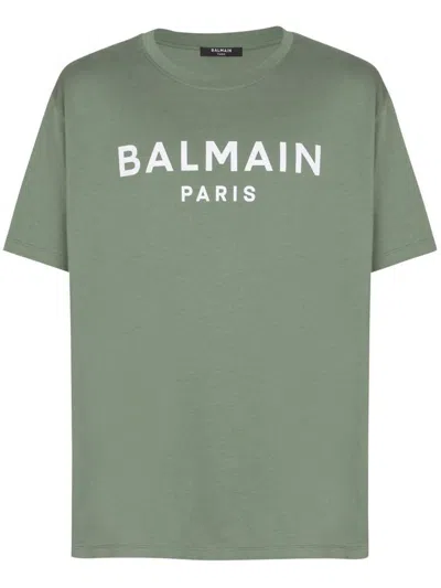 Balmain T-shirts And Polos In Green