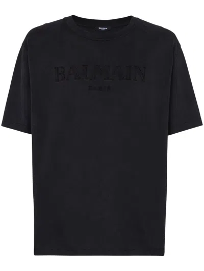 Balmain T-shirts And Polos In Grey