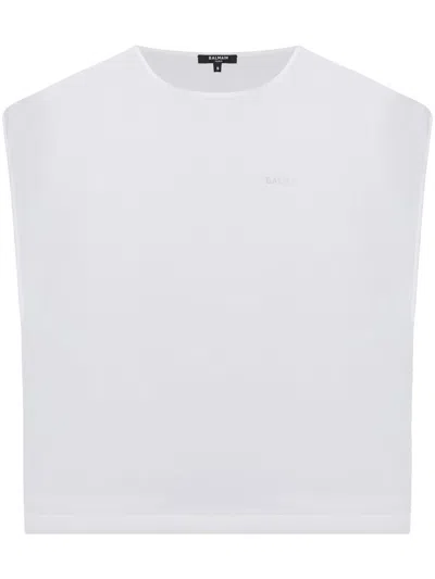 Balmain T-shirts And Polos In White