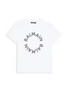Balmain Logo-print Cotton T-shirt In White