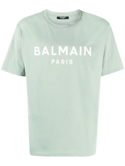 Balmain T-shirts & Tops In Green