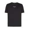 Balmain Embroidered Logo T-shirt In Black