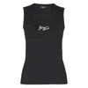Balmain Logo-print Tank Top In Black