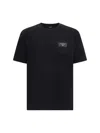 Balmain Men Logo T-shirt In Black