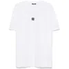 Balmain Logo Embroidered Crewneck T-shirt In Multicolor