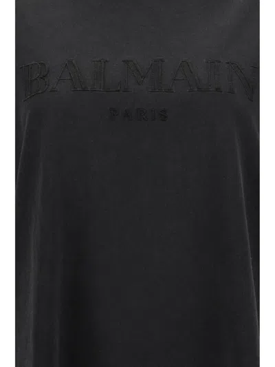 Balmain T-shirts In Ygd Gris/gris
