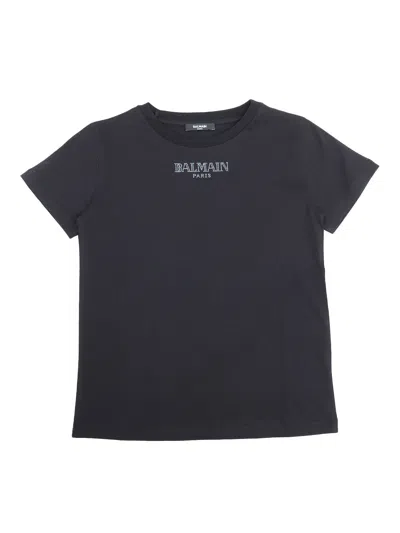 Balmain Kids' T-shirt/top In Black