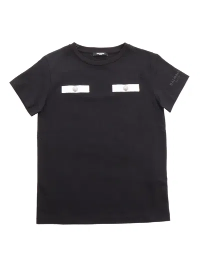 Balmain Kids' T-shirt/top In Black