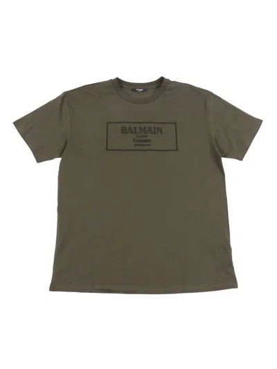 Balmain Kids' T-shirt/top In Green