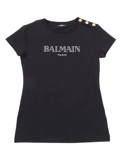 Balmain T Shirt/top In Black