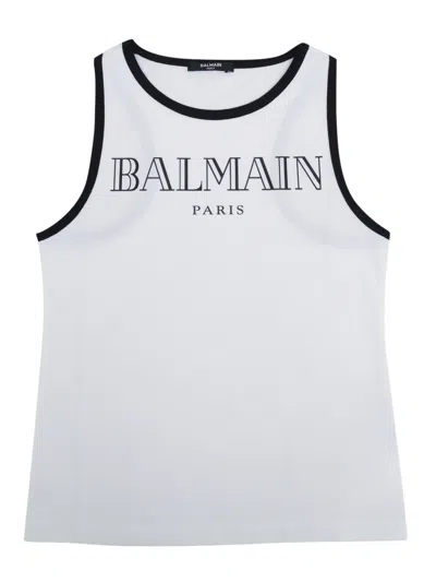 Balmain Kids' T-shirt/top In White