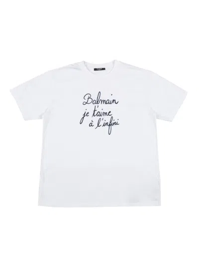 Balmain T Shirt/top In White