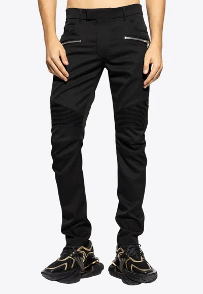 BALMAIN TAILORED BIKER PANTS
