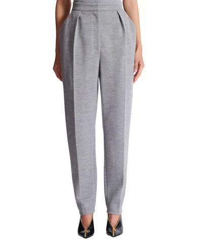BALMAIN TAILORED COTTON KNIT TROUSERS