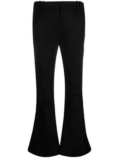 Balmain Tailored Flared Trousers In Black