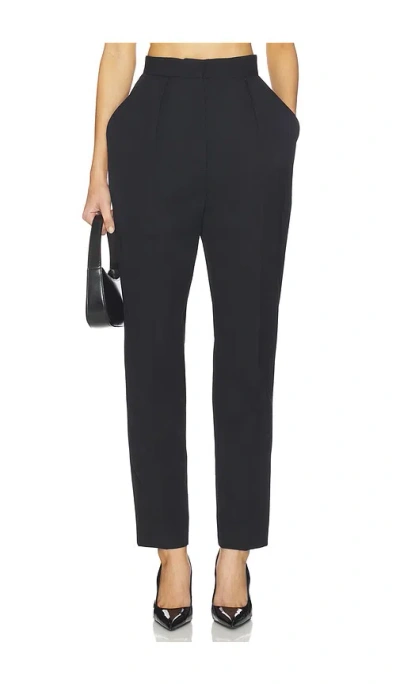 Balmain Hose Tailored Grain De Poudre In Black