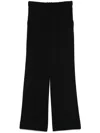 Balmain Tailored Grain De Poudre Trousers In Black