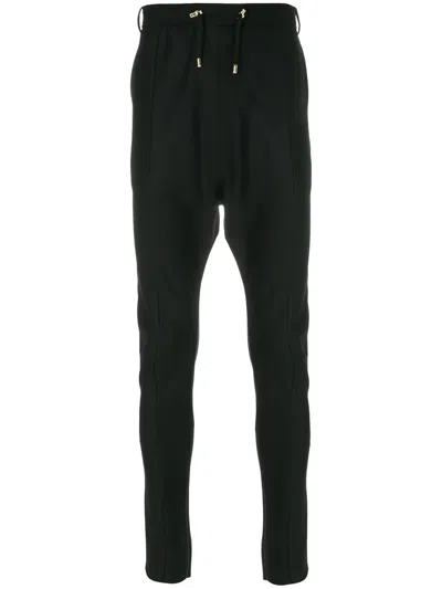 Balmain Tailored Joggers In Black
