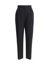 Balmain Cropped Straight-leg Wool Trousers