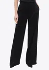 Balmain Tailored Crepe Pants In Black