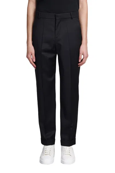 Pre-owned Balmain Tailored Trousers - Black Wool
