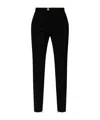 Balmain Tapered Tailored Trousers In Black