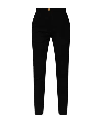 Balmain Tapered Tailored Trousers In Black